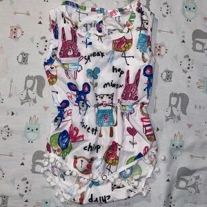 NEW! Vogue Fashion- Colorful Kids Sleeveless Romper 3-6 Month Baby